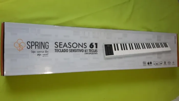 Teclado sensitivo 61 teclas Spring