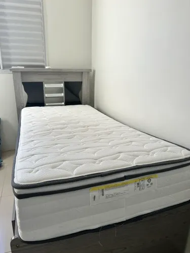 Cama solteiro colchão