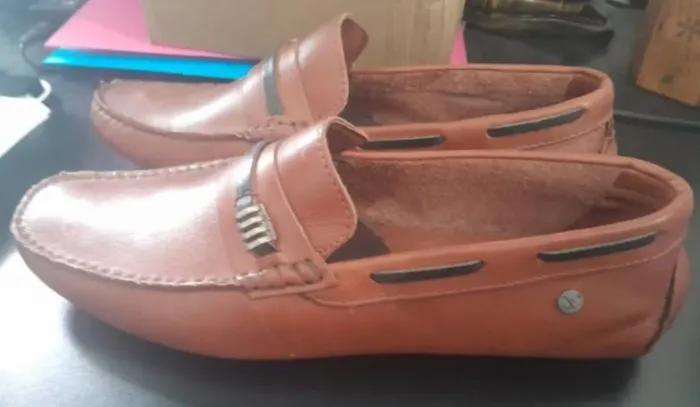 Sapato masculino novo em couro
