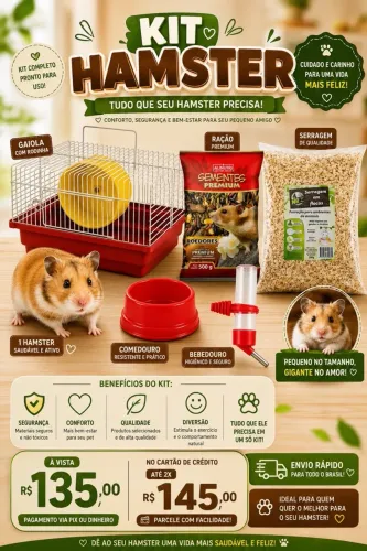 Kit Hamster completo 