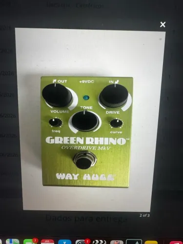 Pedal green rhino mkv 