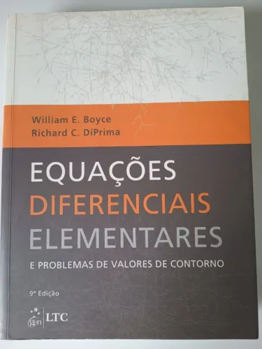 Livro Equações diferenciais elementares e problemas de valores de contorno, Boyce, 6a Ed.