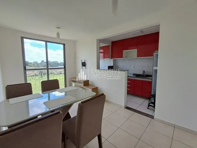 CONDOMINIO VILLE SOLARE - APARTAMENTO SEMI MOBILIADO DE 2/4 COM AREA DE LAZER COMPLETA E V
