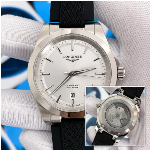 RELOGIO LONGINES CONQUEST BRANCO AUTOMÁTICO 
