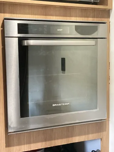 Forno de embutir elétrico Brastemp modelo BO260AR 220v