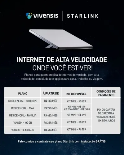 Internet starlink