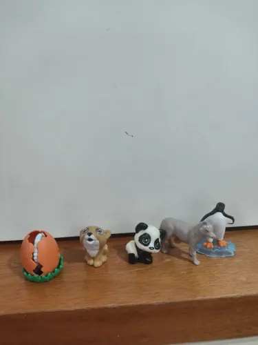 Kit miniaturas Kinder ovo natoons