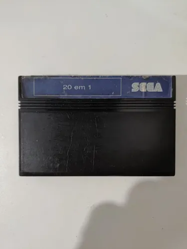 Jogo Master System 20 em 1 Original TecToy - Funcionando - Clássico Raro