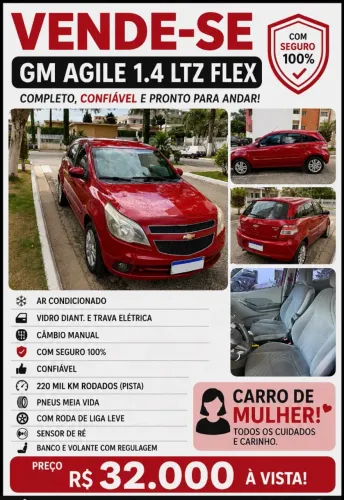 Chevrolet Agile LTZ 1.4 MPFI 8V Flexpower 5P 2010