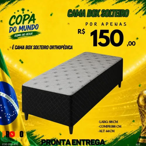 Cama box solteiro D20