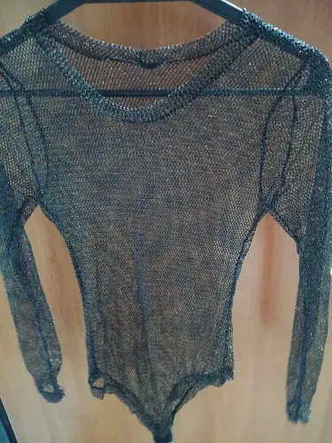 BODY SEGUNDA PELE TRANSPARENTE PRETO