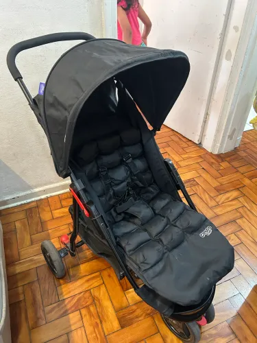 Carrinho de Bebê Cosco Kids, Toffy, Preto Absoluto