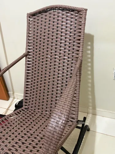 Cadeira de balanço de fibra