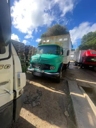 Caminhão 1113 -trucado Com Baú , Turbinado, Direção Hidráuli