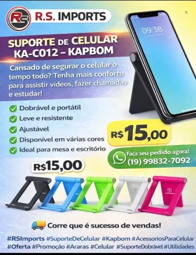 Suporte celular