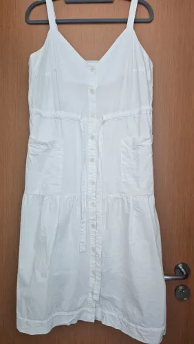Vestido branco algodão 