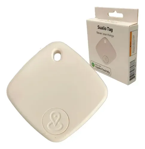 Tag Smart Tracker Rastreador GPS iOS 14.5 Resistente Água Branco