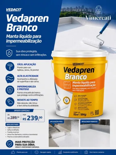 Manta Líquida Branca 18kg