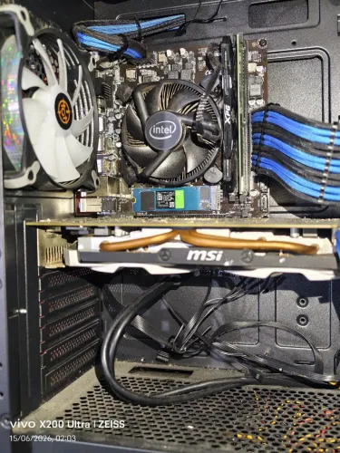 Cpu Gamer i3 10100f h410m 12gb ddr4 rx580 8gb ssd 240gb 600w