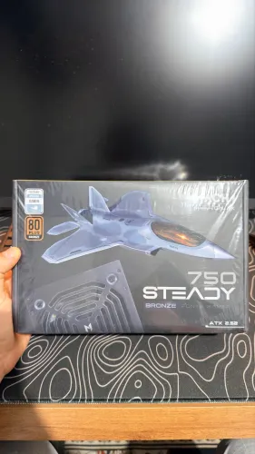 Fonte Gamer GALAX Mach Steady 750W 80 Plus Bronze (Nova/Lacrada)