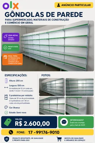 Gôndolas para comercio mercado materiais para construção lojas de tintas