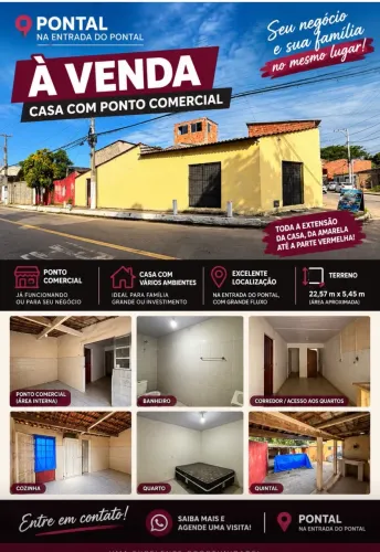 CASA COM PONTO COMERCIAL À VENDA ? PONTAL DA BARRA | MACEIÓ/AL