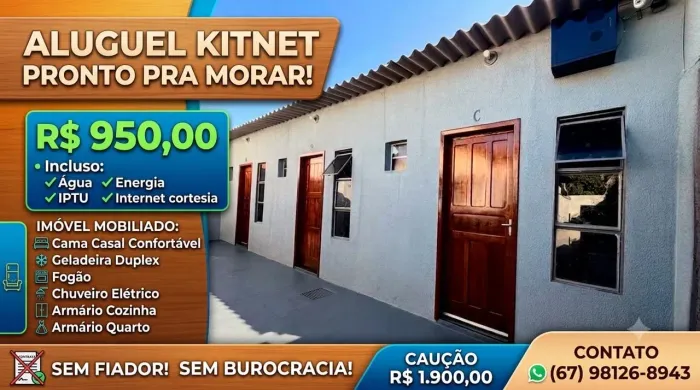 Kitnet MOBILIADA - ideal para você