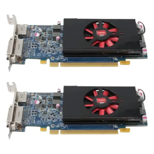 Lota 2x Placa de Vídeo Dell AMD Radeon HD 7570 1GB GDDR5 Low Profile 04C5DK NJ0D3