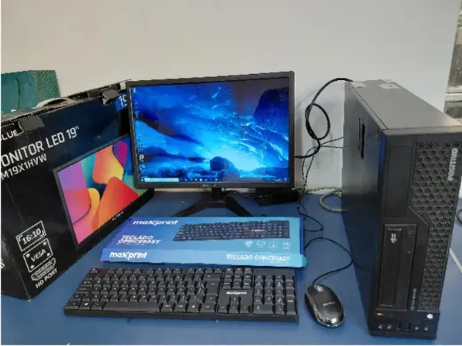 Computador Completo i3 4130 SSd 128Gb Ram 8Gb Monitor 19 Perfeito Entrego