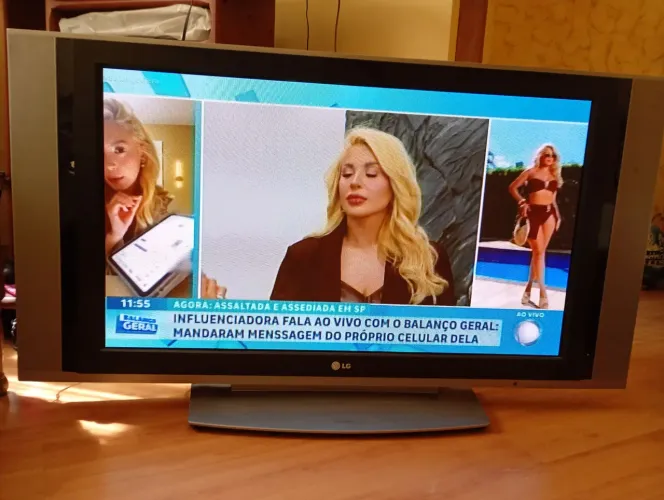 Tv plasma LG perfeita pra games veja descrição.