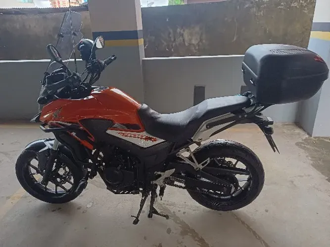 Honda CB 500 X excelente estado, personalizada com vários acessários SCAM