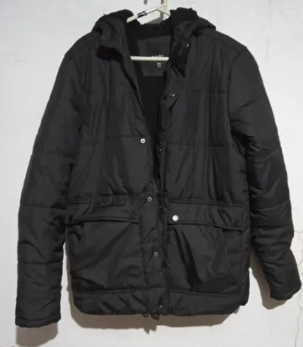 Jaqueta Puffer Masculina Preta