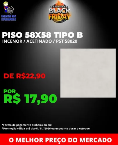 PISO TIPO B - Promoção!