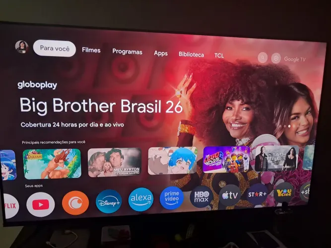 TCL QLED 4K C645 55 Polegadas Smart Tv