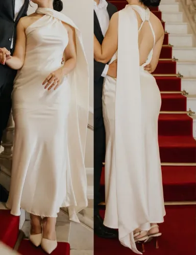 Vestido off white