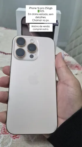 iPhone 16 PRO 256gb em ótimo estado