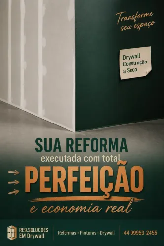 Reformas soluções em Drywall 