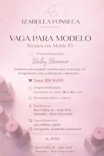 Vaga disponível para modelo