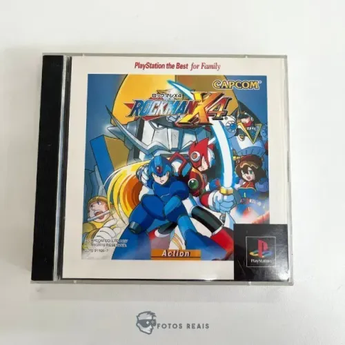 JOGO ROCKMAN X4 / MEGA MAN X4 (JPN) SEMINOVO - PS1