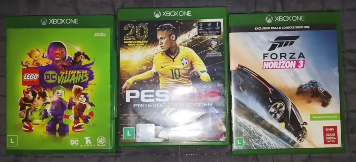 3 jogos Xbox OneS