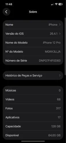 Ler descrição IPHONE 12 pro