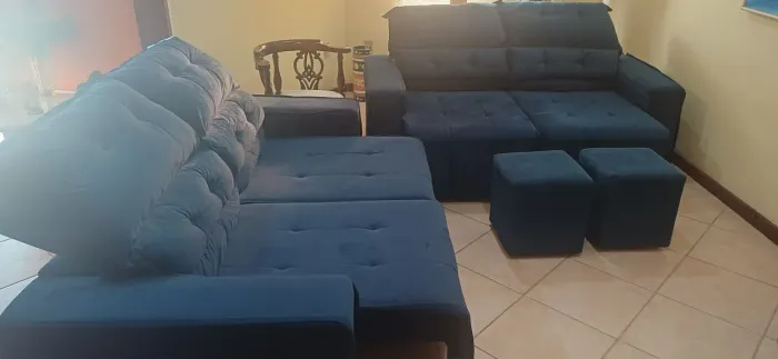 Vendo 02 sofas retrateis
