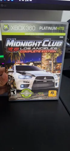 Midnight Club: Los Angeles Complete Edition Mídia original Xbox 360