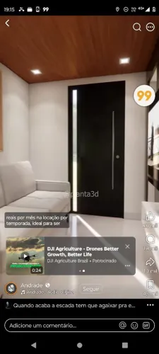 Aluguel de quartos em pensionato