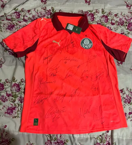 Camisa palmeiras KIDSUPER autografada