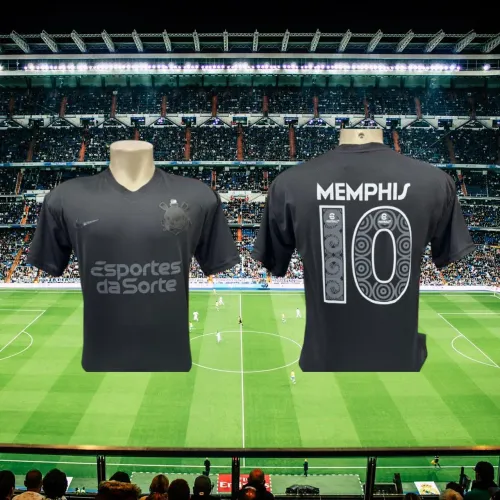 Camiseta Corinthians Memphis Plus Size 