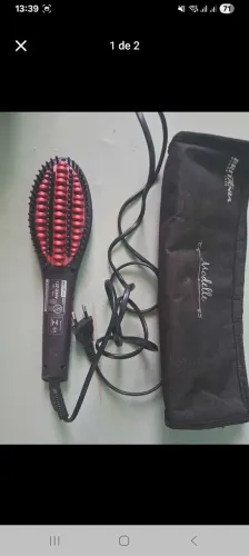 Escova elétrica alisadora 