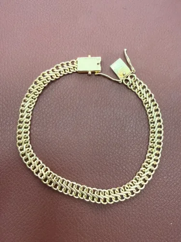 Pulseira de Ouro 18K, Maciça, 16,26g/ Garantia/ Loja Física