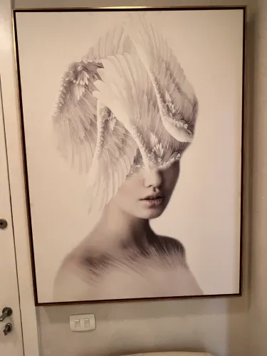 Quadro decorativo com moldura