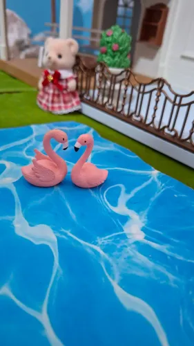 Miniatura flamingo sylvanian families